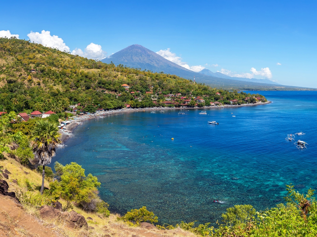 Paysages accidentés du Nord de Bali…