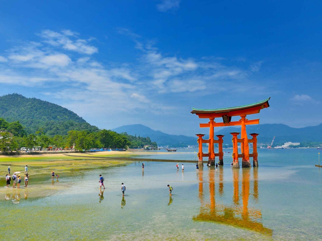 Ile sacrée de Miyajima, jardin d'Okayama