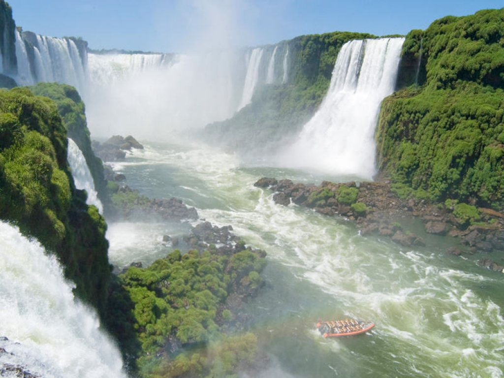 Les chutes, coté brésilien