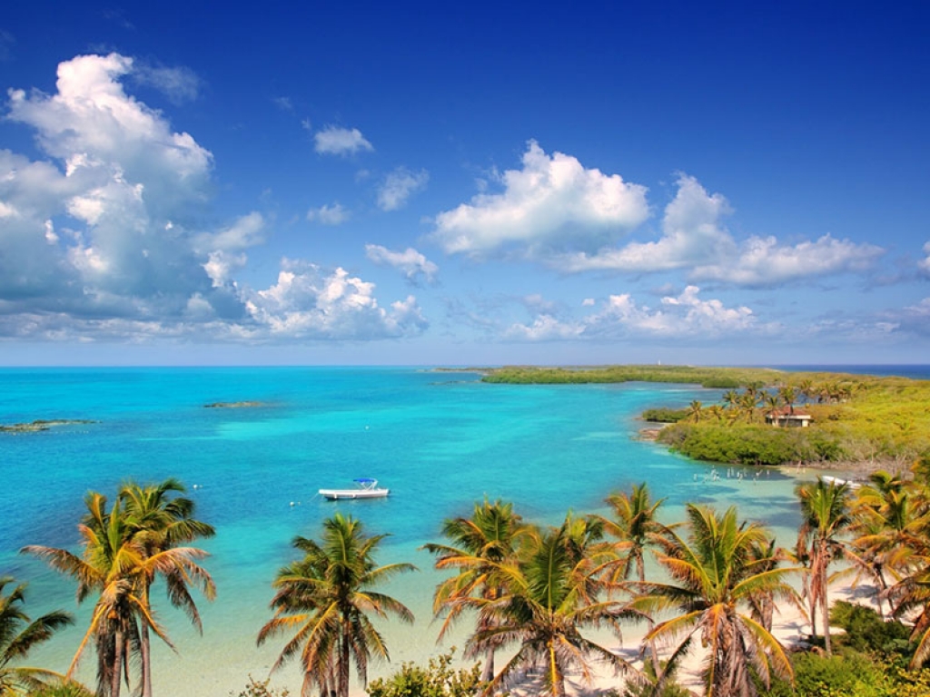Sable blanc et mer turquoise