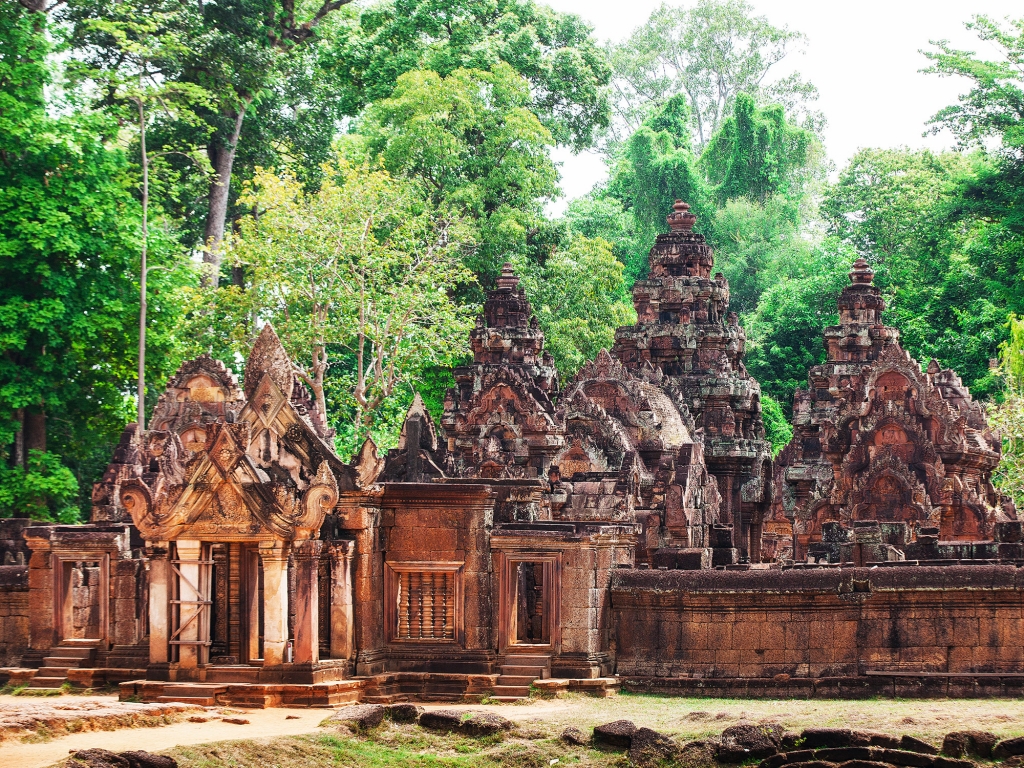 Banteay Srei et la campagne cambodgienne