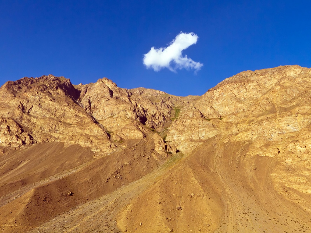 Route vers le Kirghizstan