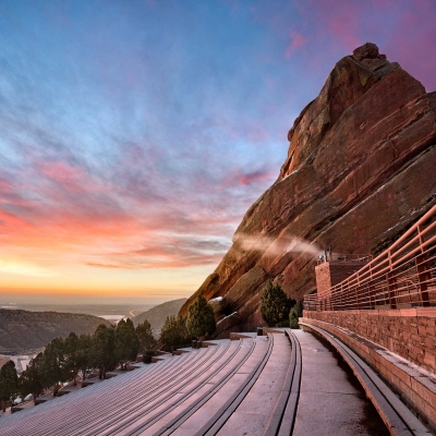 Concert sous les étoiles au Red Rocks Amphitheatre