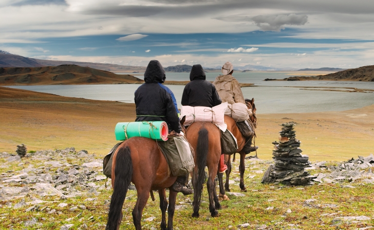 Excursion à cheval au mémorial de la reine Manduhai
