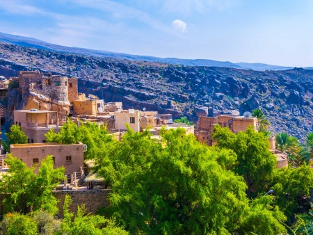 Randonnée à travers le Jebel Akhdar