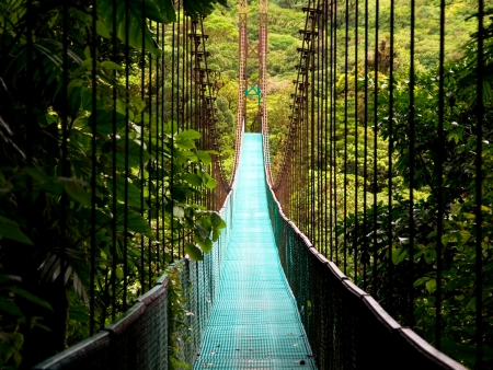 Arenal et ses ponts suspendus