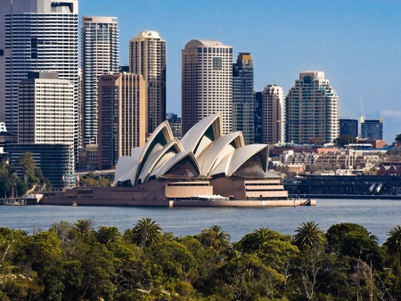 Sydney et ses plages vues du ciel, en hydravion