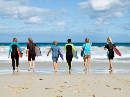 Sea, surf and sun