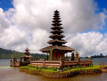 Temple Ulun Danu, marché de Bedugul