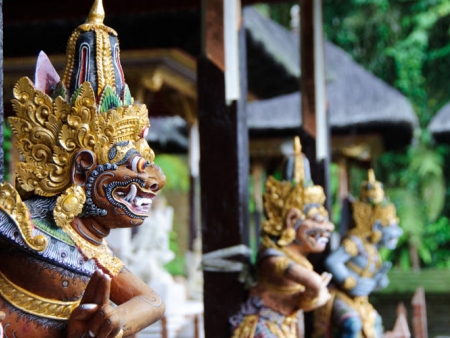 Escale à la ville de Klungkung, visite du temple de Goa Lawah