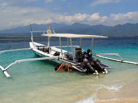 Bateau pour Bali