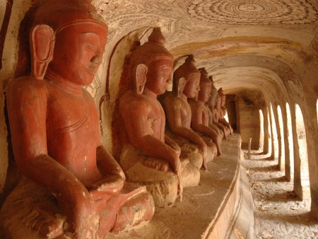 Monywa et les grottes de Po Win Taung