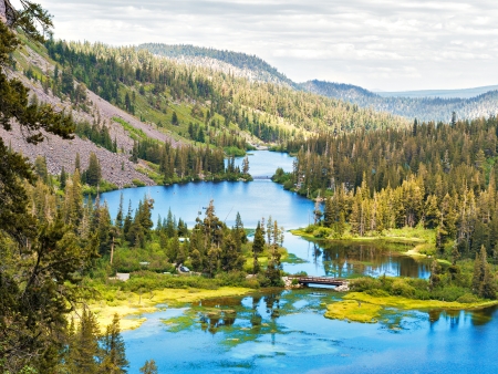 Ascension vers Mammoth Lakes