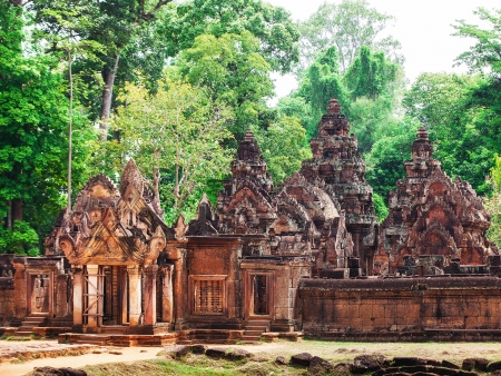Banteay Srei et la campagne cambodgienne