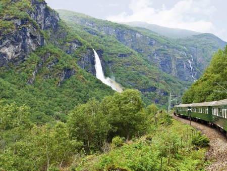 A bord du train mythique de Flåmsbana