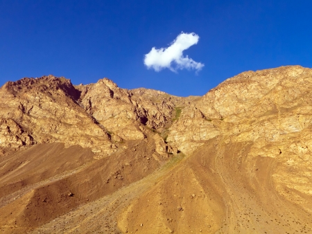 Route vers le Kirghizstan